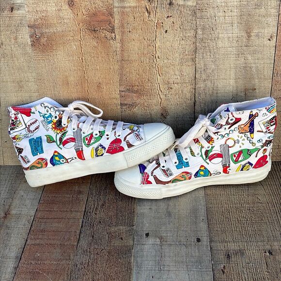 Nicole Miller | Shoes | Vintage Nicole Miller Pop Art Retro Lace Up
